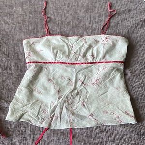 Pink Line Design Top